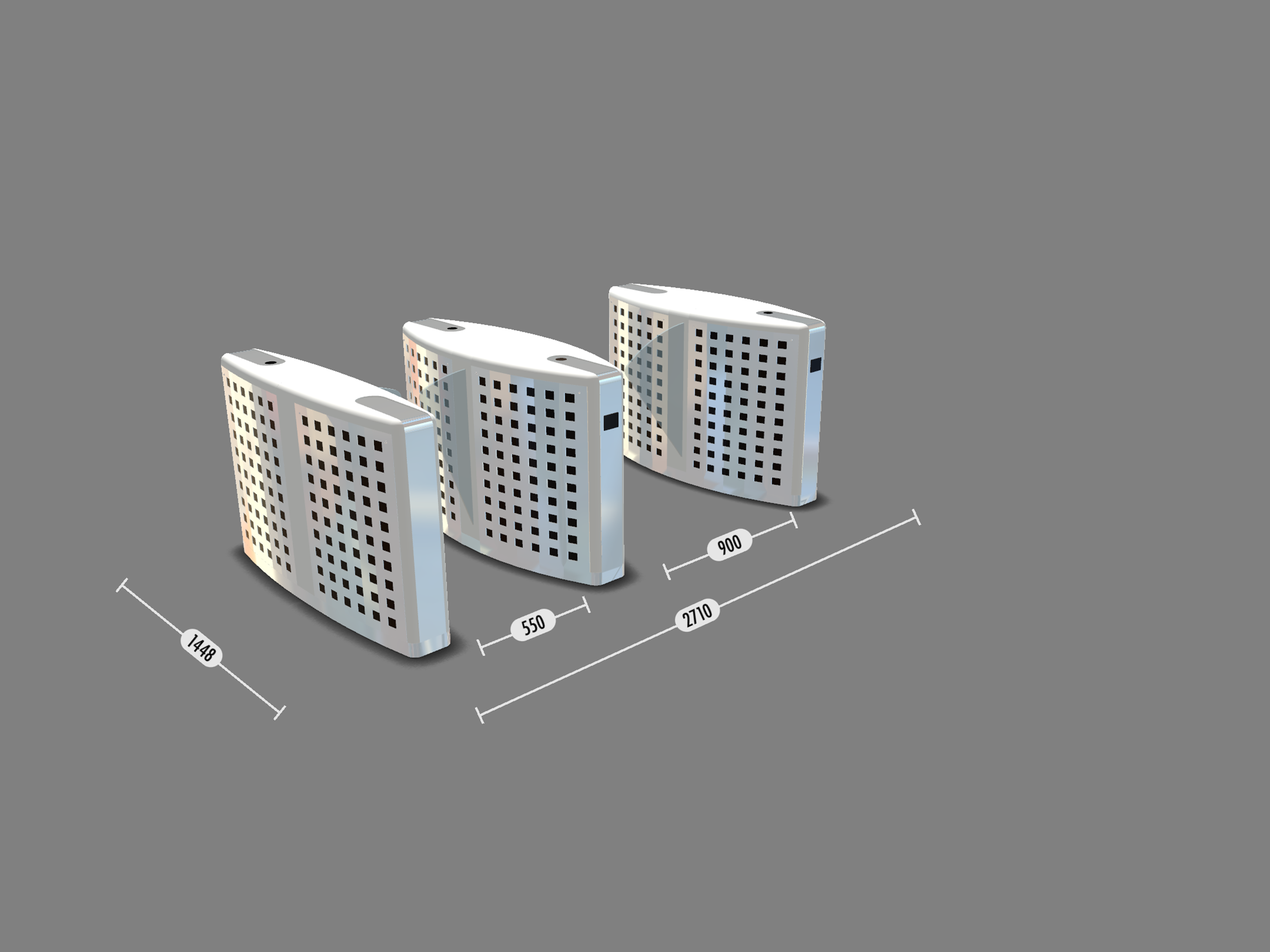Flap Barrier SpeedStile BP Gunnebo