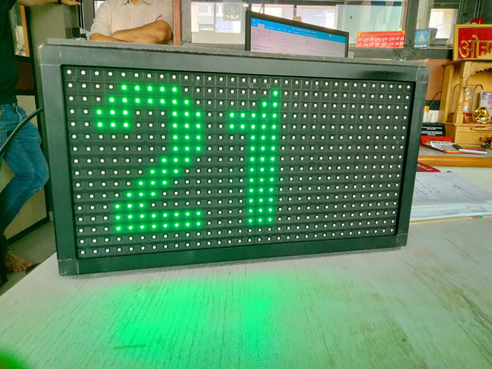 Reverse count down dual Side Display board