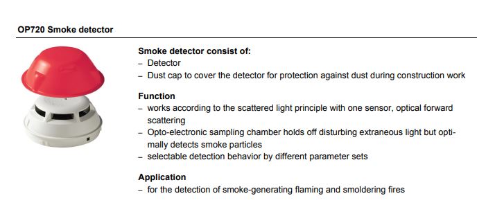 Smoke Detector Siemens