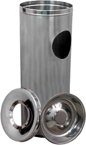Dustbin S,S Ash Bin Ltr 50