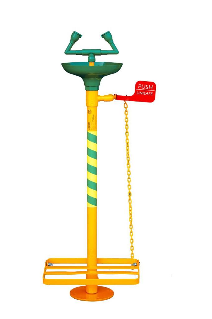 Eye wash fountain GI Foot Operated
