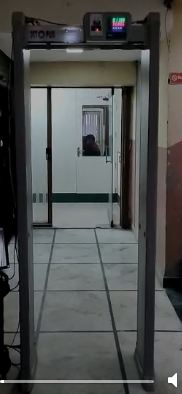 Door Frame Metal Detector 12 Zone with CCTV and Temprature scanning System Hope