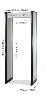 Door Frame Metal Detector METOR 6S Rapiscan