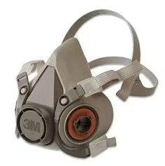 3M 6200 Series Elastomeric Half Face Mask Respirator Without Cartridge