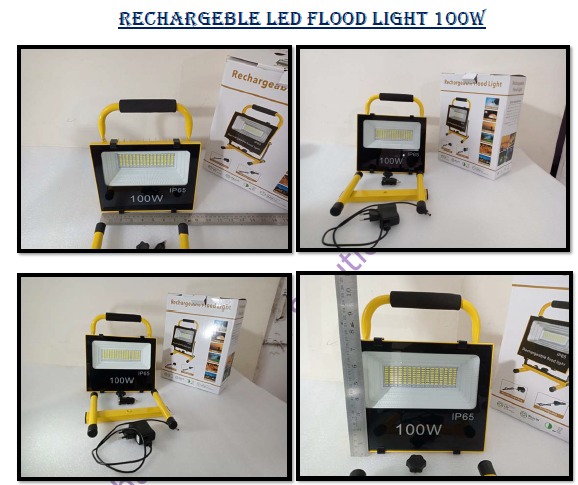 Rechargeble LE LE D Flood Light 100W