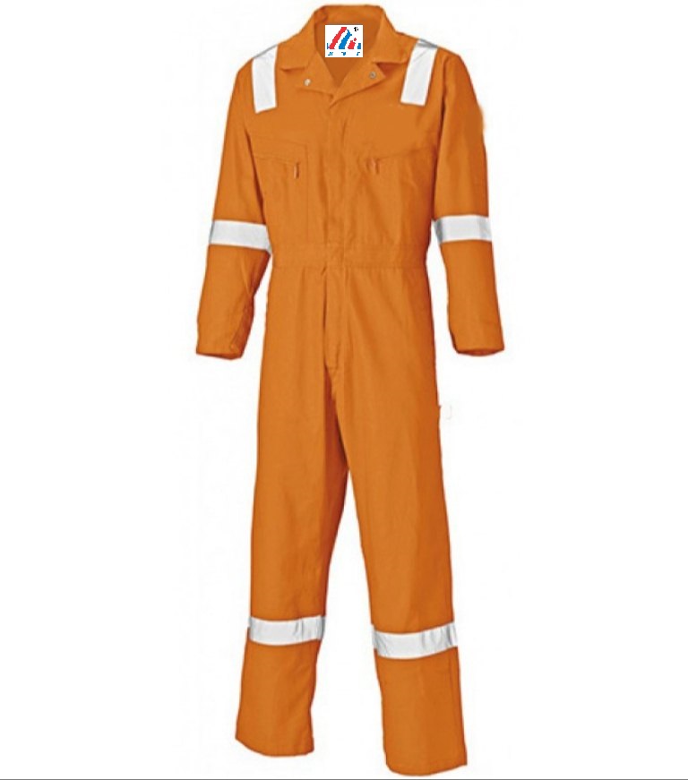 Boiler Suit With 2 Reflective Orange XL