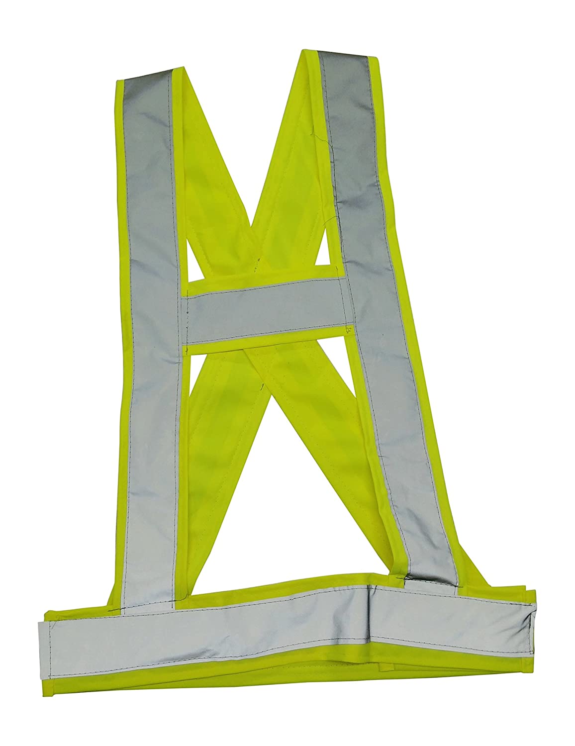 Safety Jacket Cross Belt Harness Pattern Green RPV002