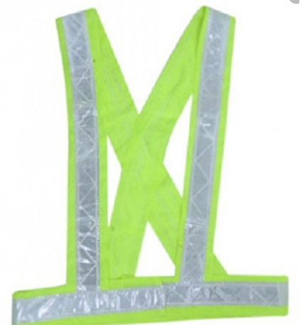 Safety Jacket 2 Three Side Open Green