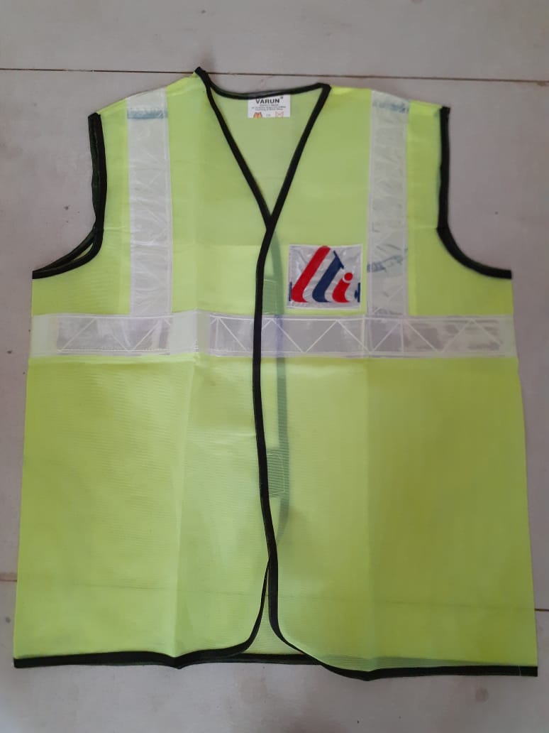 Reflective Jacket 2” With Logo Green