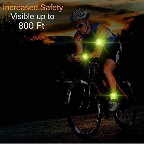 Reflective Arm Bands Green