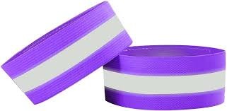 Reflective Arm Bands Purple