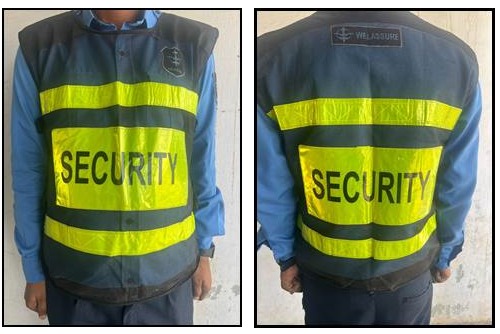 Reflective Jacket Executive Jacket Front Zipper Opening with LOGO