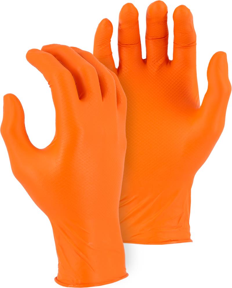 Orange Rubber Gloves