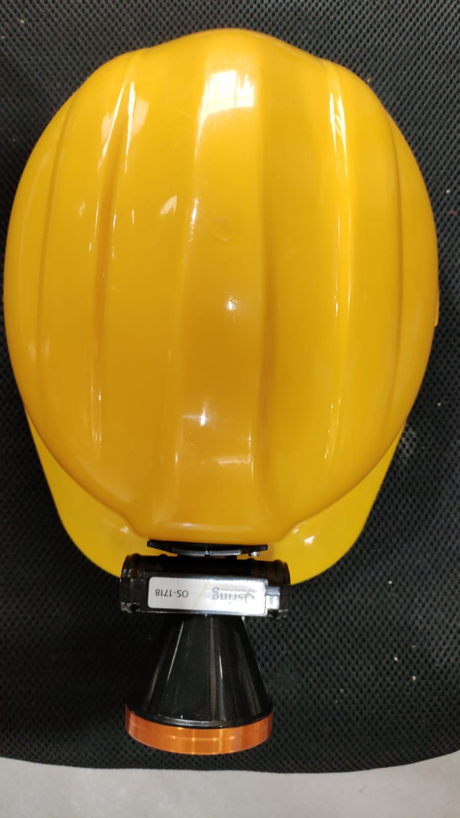 KTI Helmet Yellow With LED Light