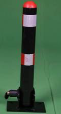 KTI M.S Parking Post Black