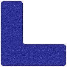 KTI Glossy Finish L Shape Tape 1.5 Inch Blue