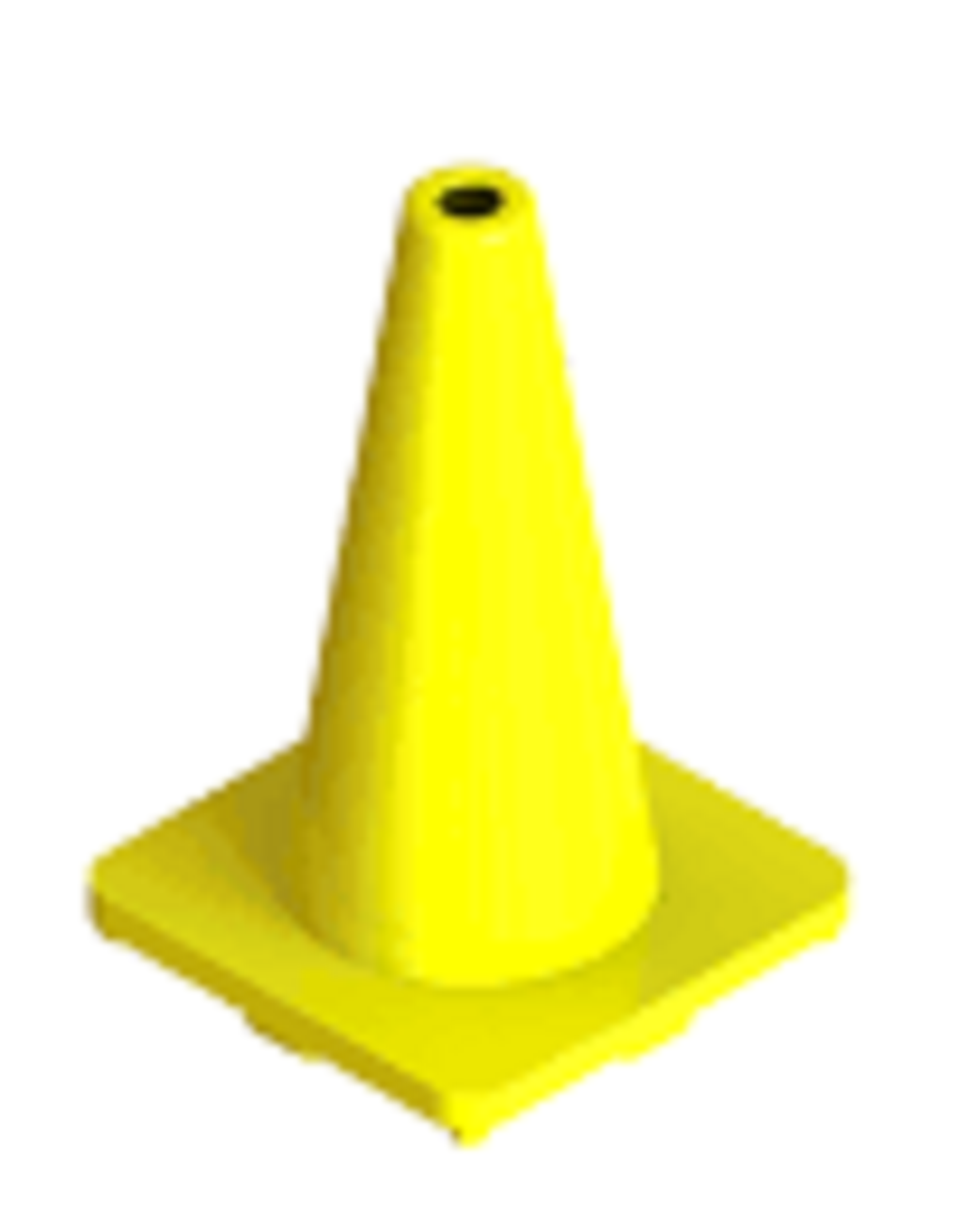 Safety Cone HDPE Based 300mm Yellow
