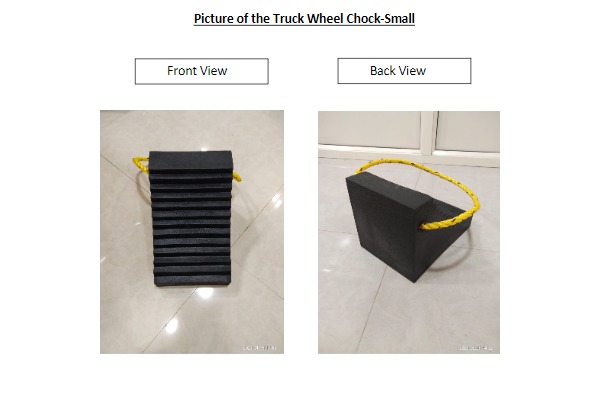 Truck Wheel Chock with Rope 5.5 Kg